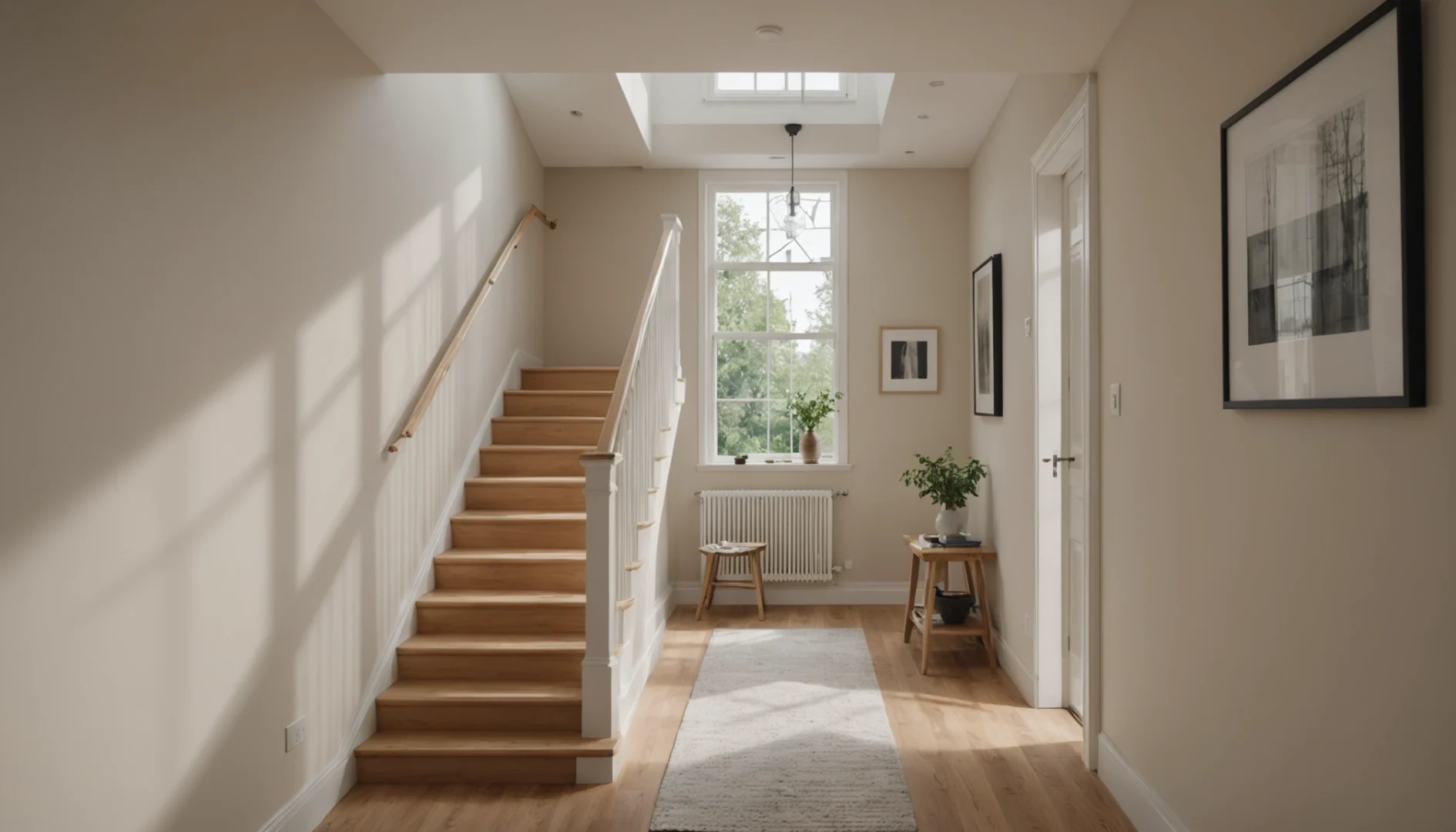 aménager un couloir avec escalier ouvert